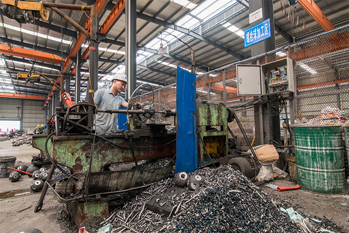 阿城网架配件车间